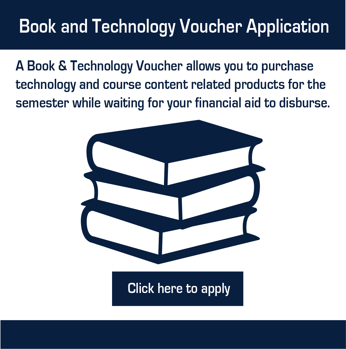 Book and technology voucher application
